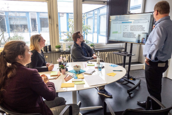 Workshopraum im UX Hub Beobachtung Usability Test Ideation mieten